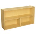 Abc Childcraft  Furnishings 2-Shelf 3-Compartment Storage Unit, 48 x 13 x 27-3/8 Inches 1526303